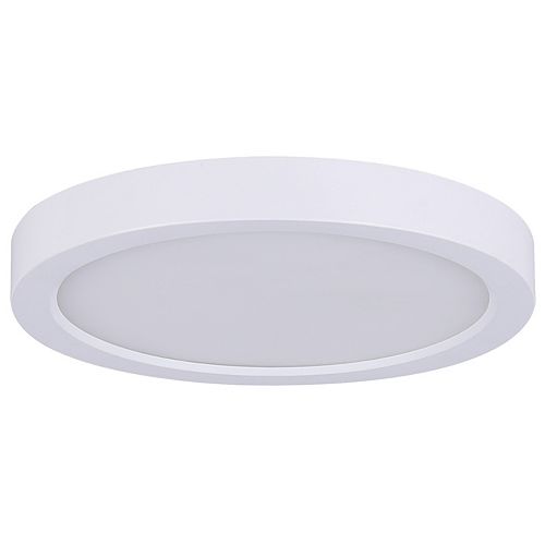 7-inch Round White LED Flush Mount