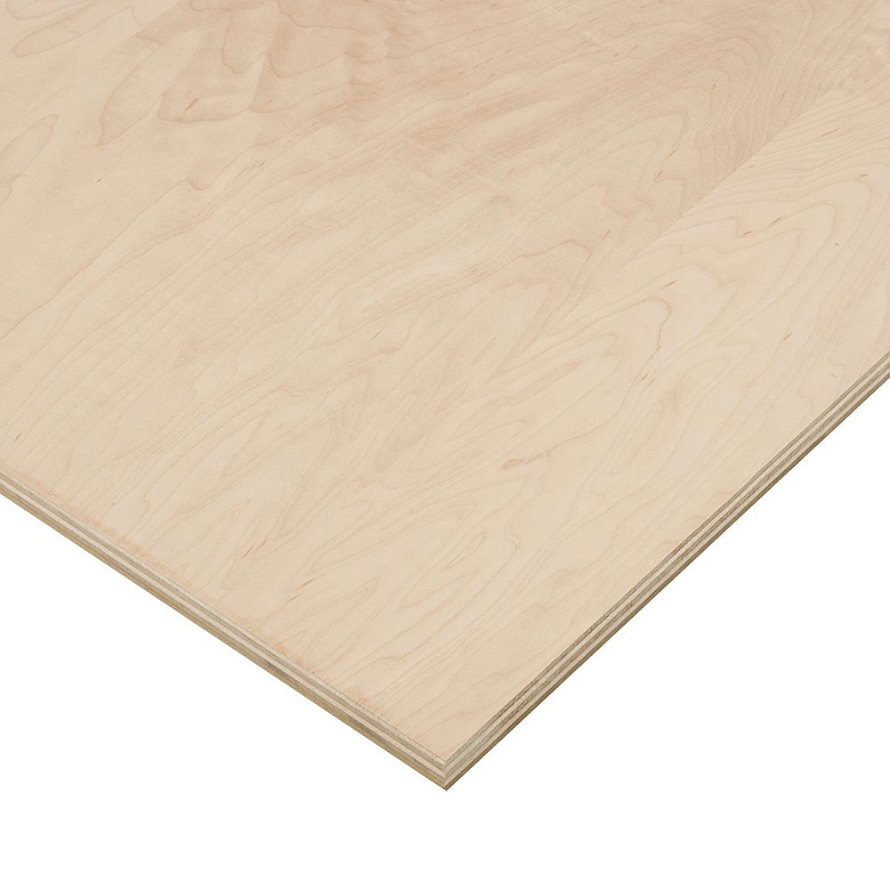 Purebond 3 4 Inch X 4 Feet X 8 Feet Maple Plywood The Home Depot Canada