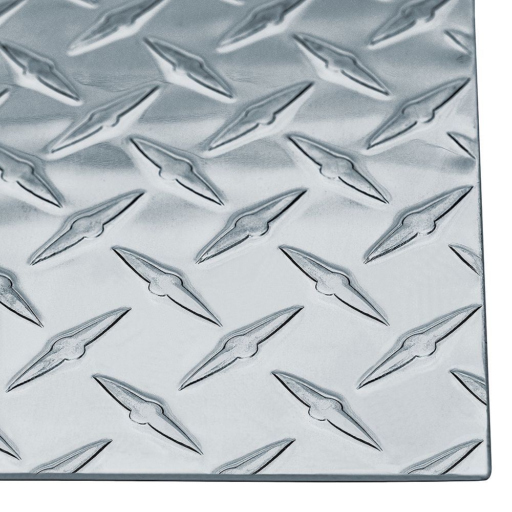 Paulin 24 X 12 X 0 063 Inch Bright Aluminum Tread Plate The Home Depot Canada