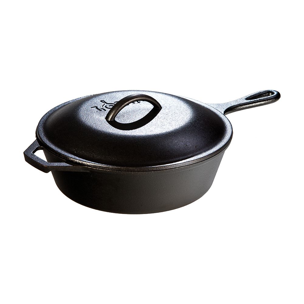 Lodge Logic Cast Iron Chicken Fryer Deep Skillet 3 Quart/10.25inch
