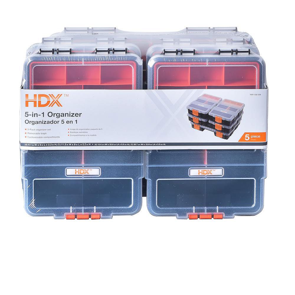 HDX 5in1 Small Parts Organizer The Home Depot Canada