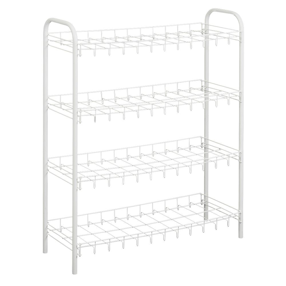 Metaltex Slimmer Scarpa Shoe Rack 4 Tier 64 X 26 X 83 Cm The Home Depot Canada