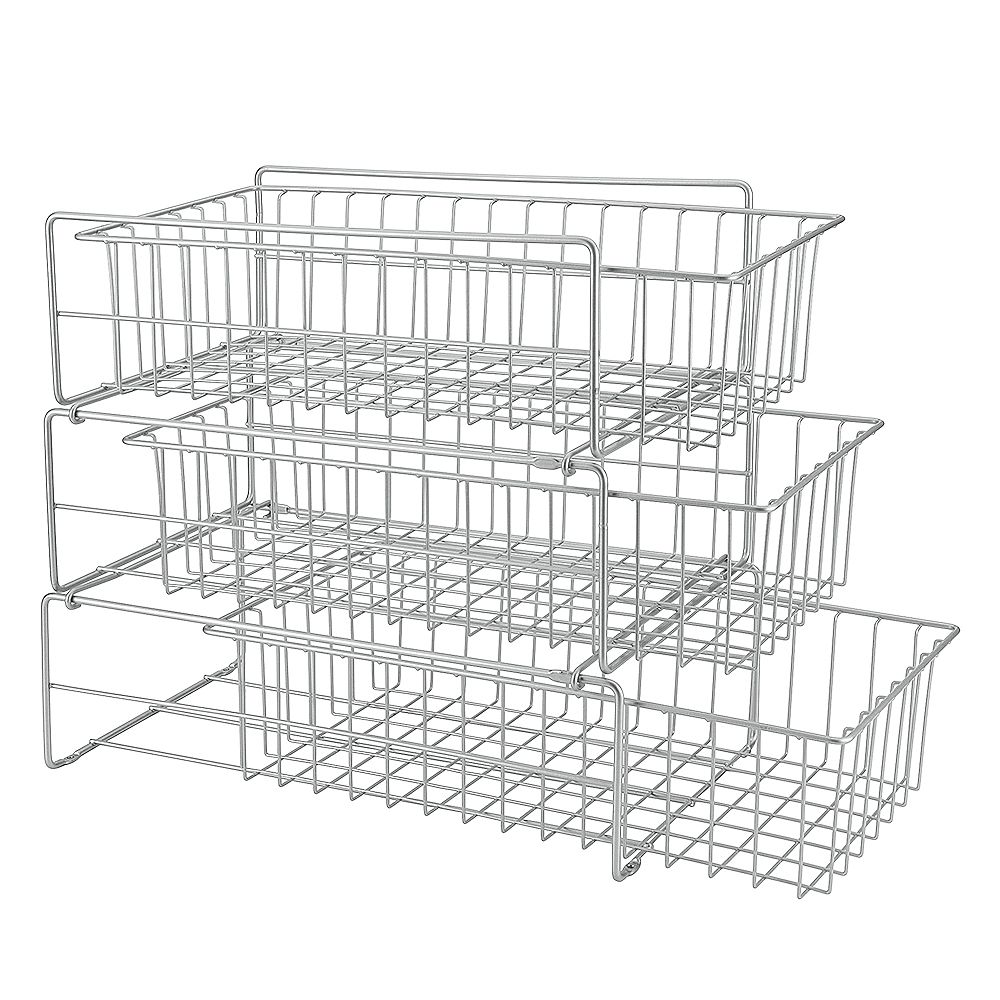 Metaltex Polytherm Tris 27cm x 48cm x 44cm UnderSink Sliding Baskets