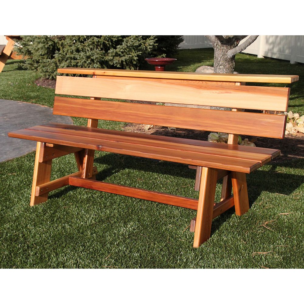 Gronomics Signature 6 Ft Western Red Cedar Bench The Home Depot Canada