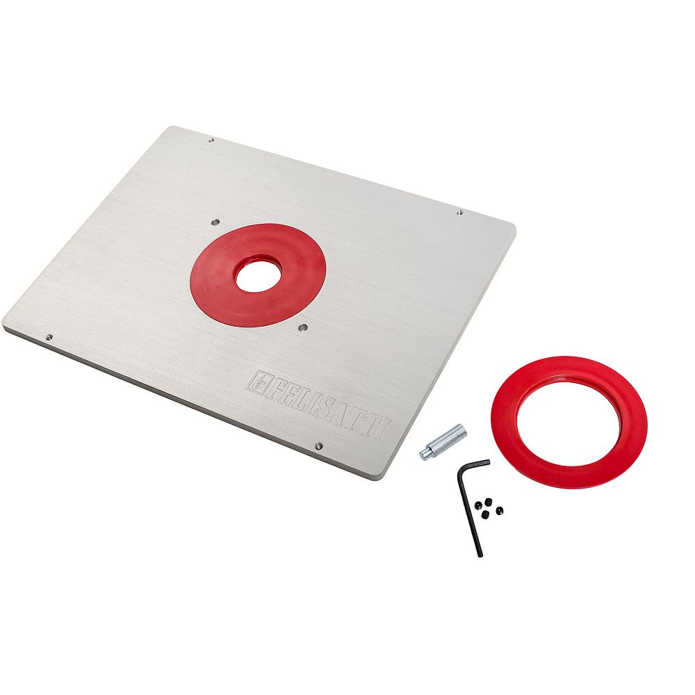 Felisatti 9 Inch X 12 Inch Aluminum Router Insert Plate The Home Depot Canada