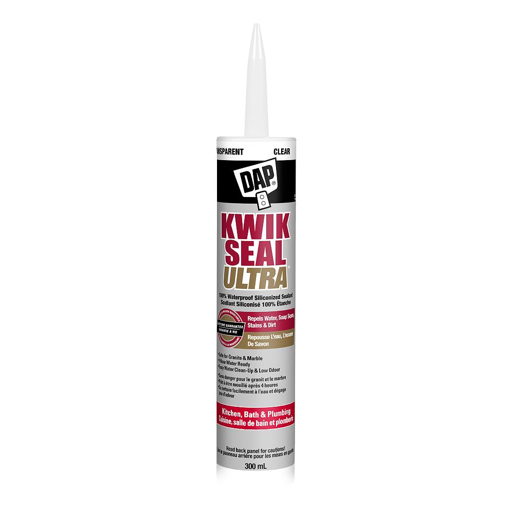 DAP Kwik Seal Ultra Clear 290ml | The Home Depot Canada