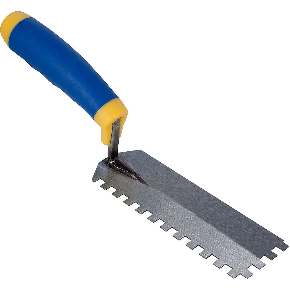 QEP 6 Inch x 2 Inch Notched Margin Trowel | The Home Depot Canada