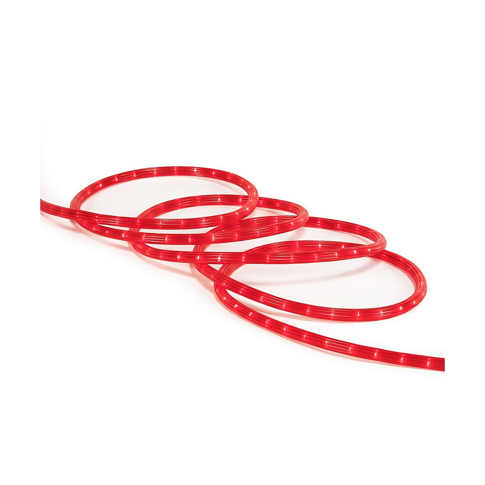 Home Accents 18 ft. Red Rope Christmas Light The Home Depot Canada
