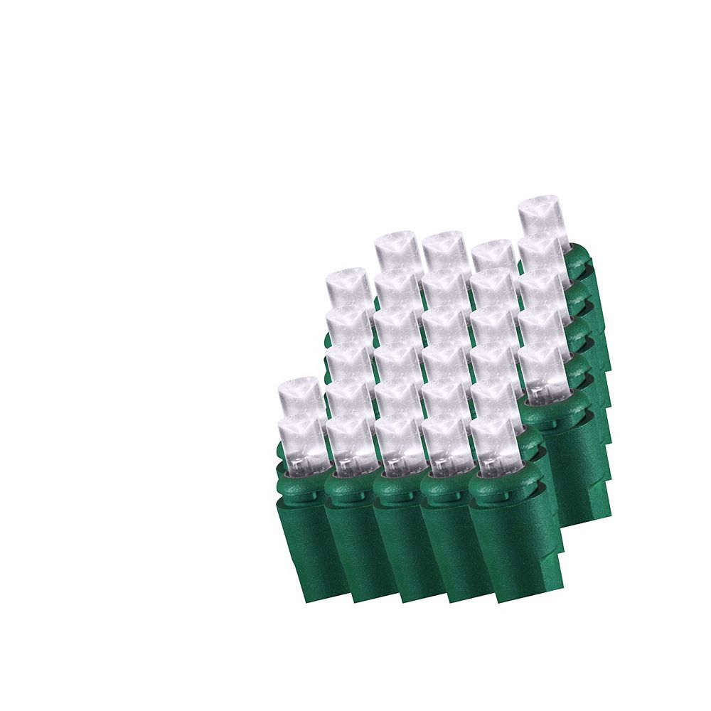 Home Accents Holiday 50 LED Twinkling Dome Lights Pure White The Home