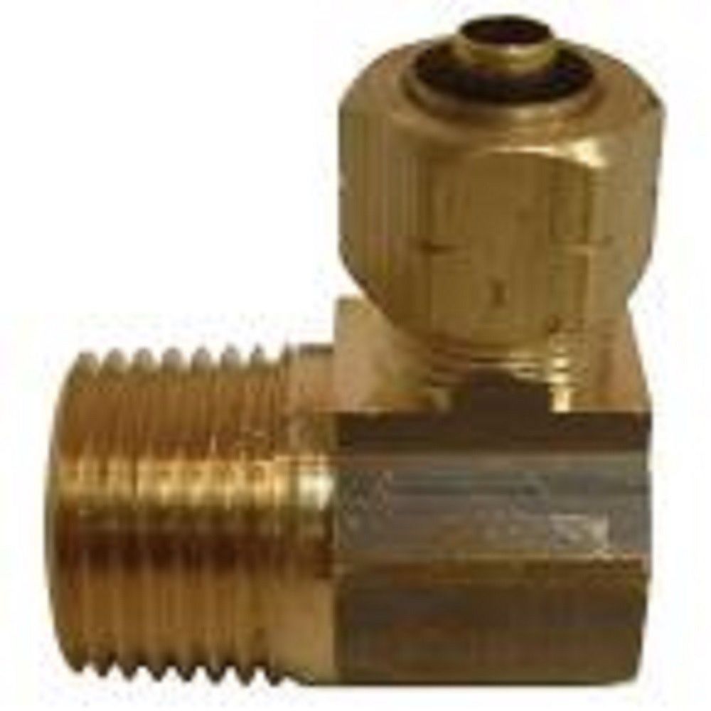 Sioux Chief 3/8 inch x 1/2 inch Lead-Free Brass 90-Degree Compression x ...