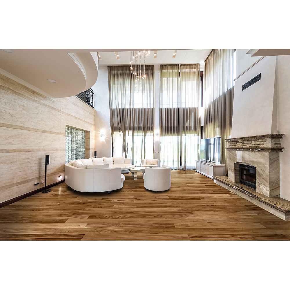 Home Decorators Collection Gordon Acacia 6 1 2 Inch W Click Engineered Hardwood Flooring The Depot Canada Engineered Hardwood Flooring