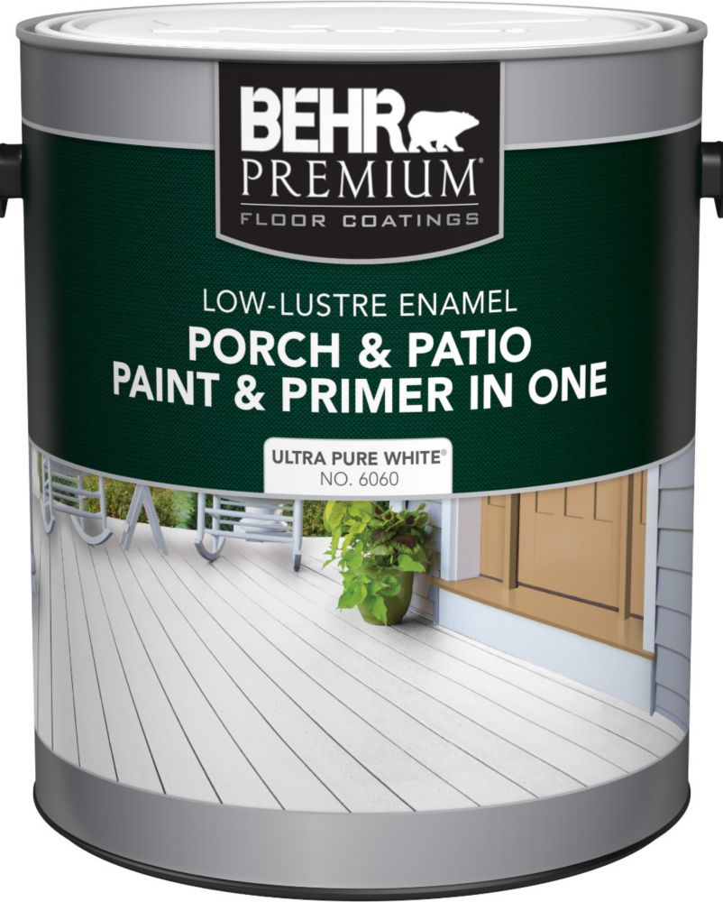 Behr Premium Porch Patio Paint Primer In One Low Lustre Enamel   P 1001000980 