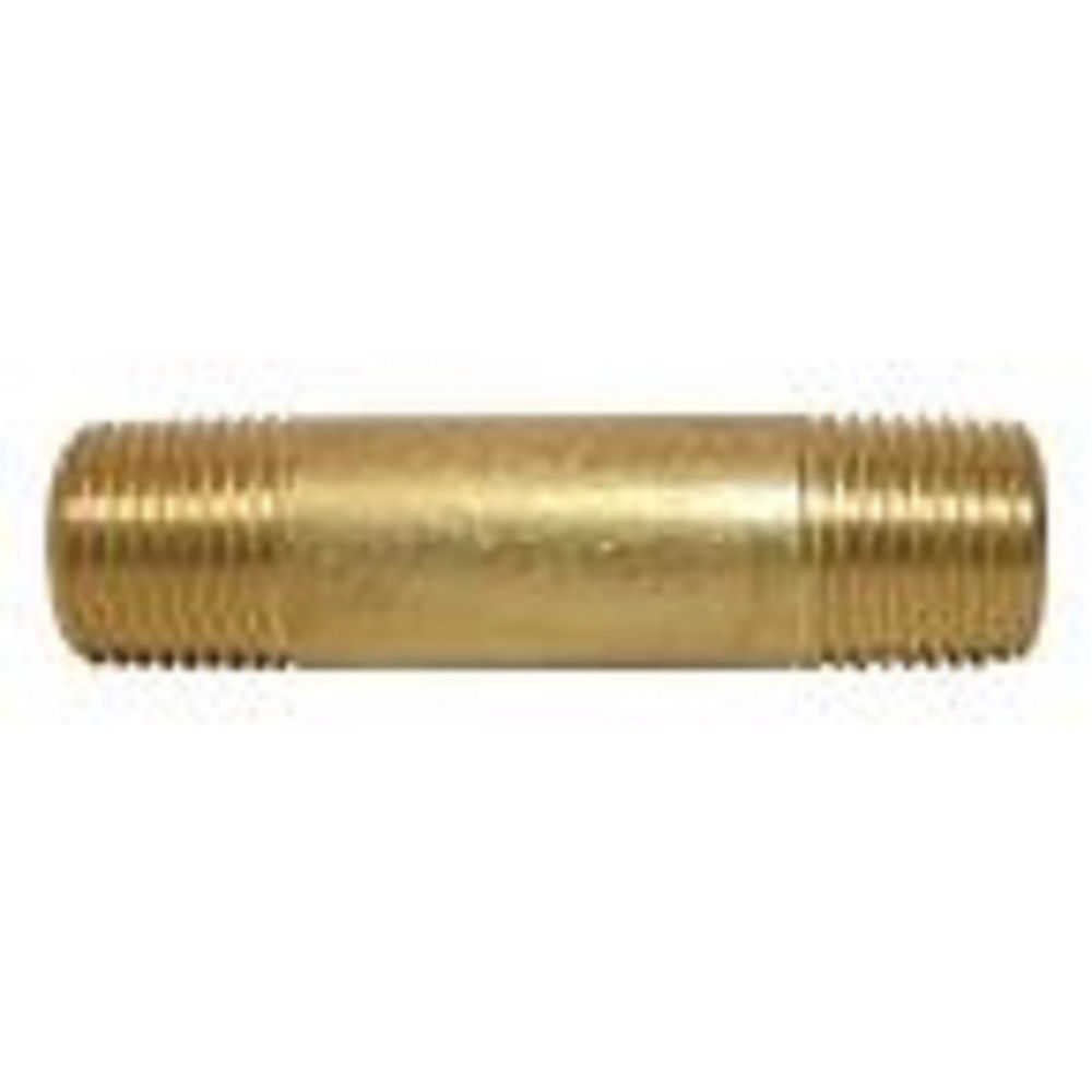 Sioux Chief 1 2 Inch X 2 Inch Lead Free Brass Pipe Nipple The Home Depot Canada