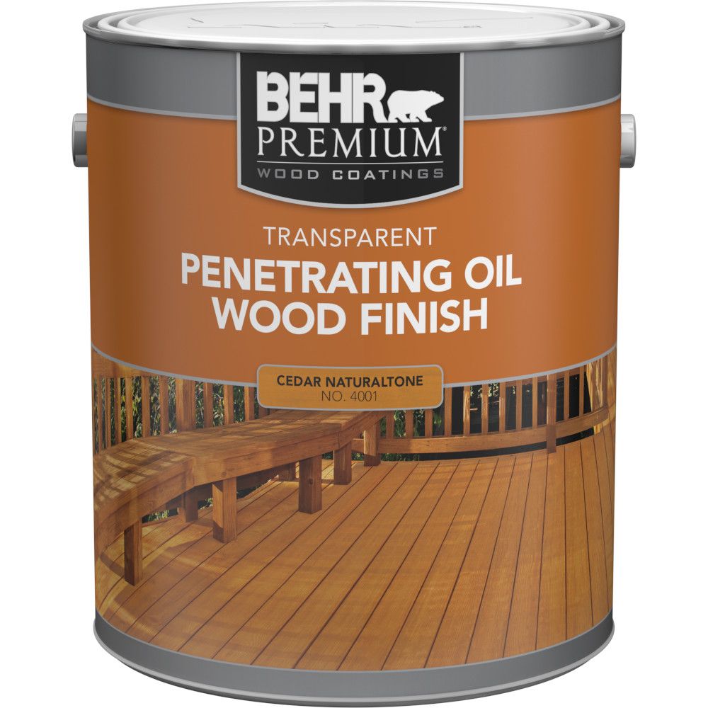 Behr Premium PREMIUM Transparent Penetrating Oil Wood Finish - Cedar 