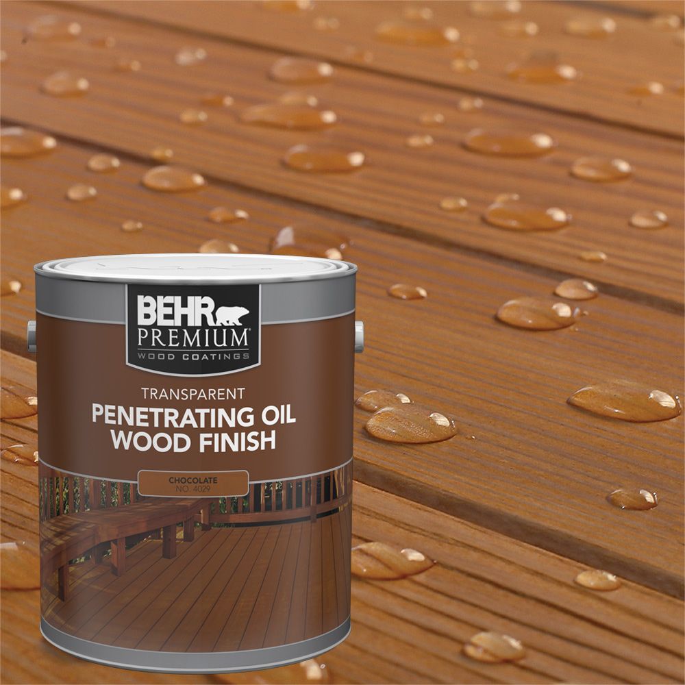 Behr Premium PREMIUM Transparent Oil Wood Finish Chocolat