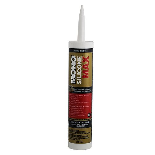 Silicone Max Premium 290mL Kitchen & Bath Sealant in White