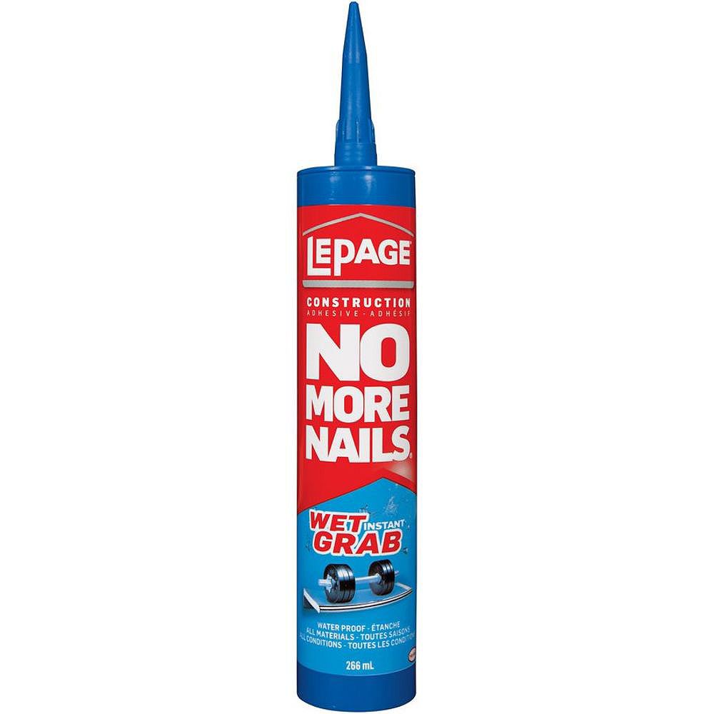 LePage No More Nails Wet Grab Construction Adhesive, 266 ml