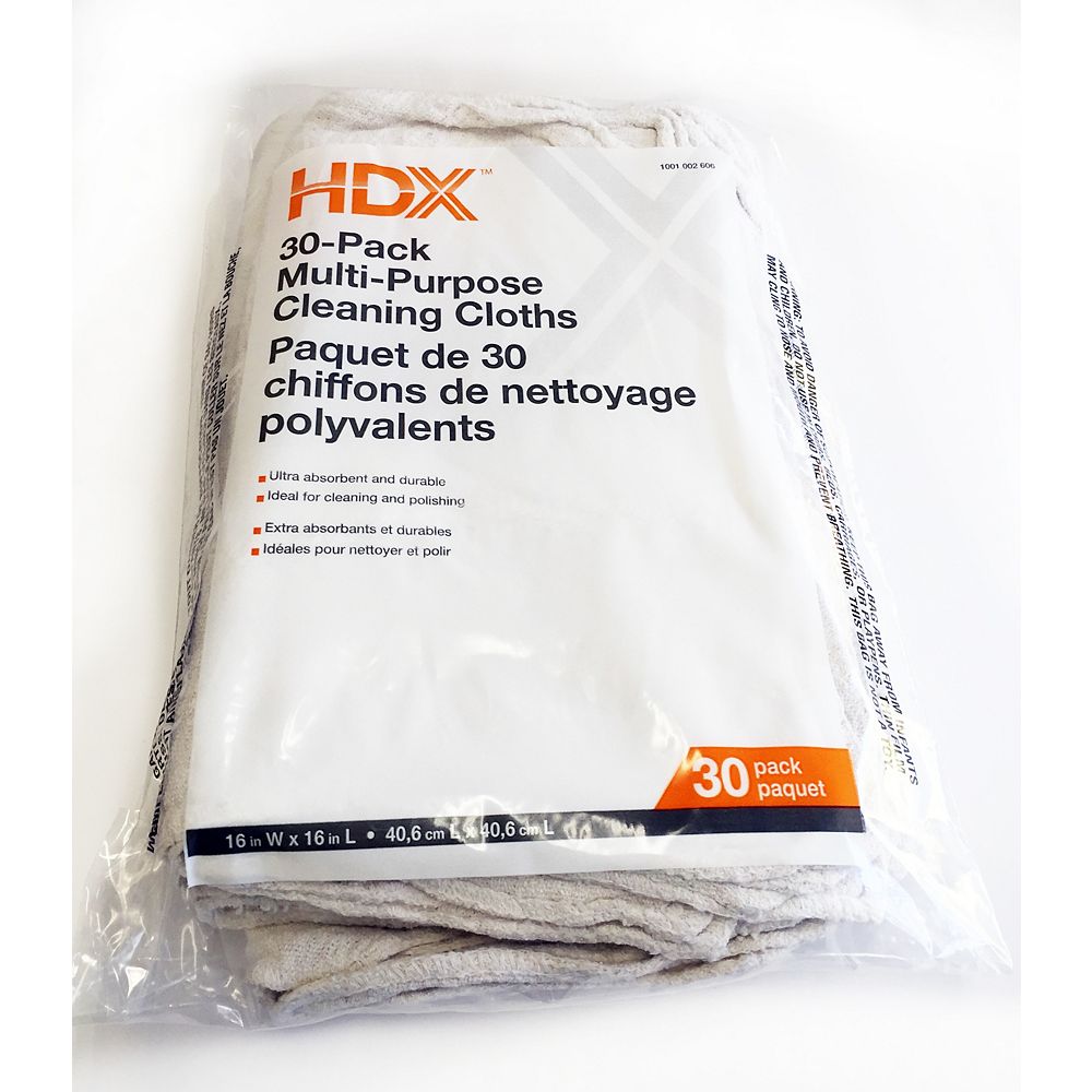 HDX Cleaning Cloth (30Pack) The Home Depot Canada