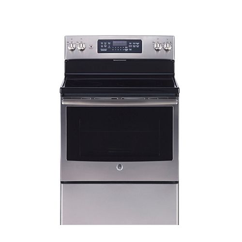 30-inch 5.0 cu. ft. Single Oven Electric Range with Self-Cleaning Convection Oven in Stainless Steel