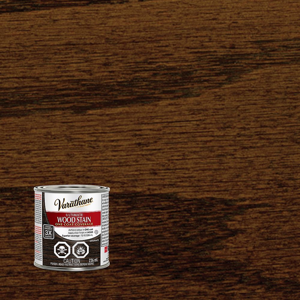 Varathane Ultimate OilBased Interior Wood Stain in Chocolate, 946 mL