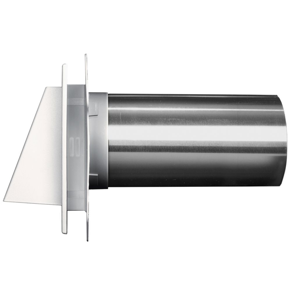 Mid America 4 inch Hooded Dryer Vent White The Home Depot Canada