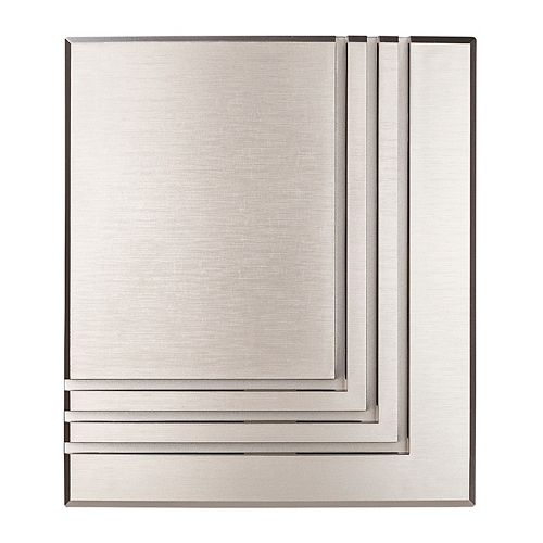 Wireless or Wired Door Bell, Brushed Nickel