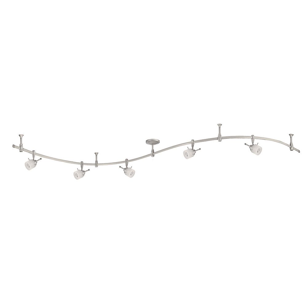 Hampton Bay 5Light Halogen Flexible Track Lighting Kit The Home