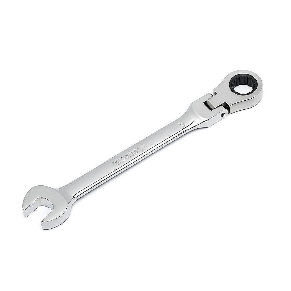 Husky 1/2inch Flex Head Ratcheting Combination Wrench The Home Depot