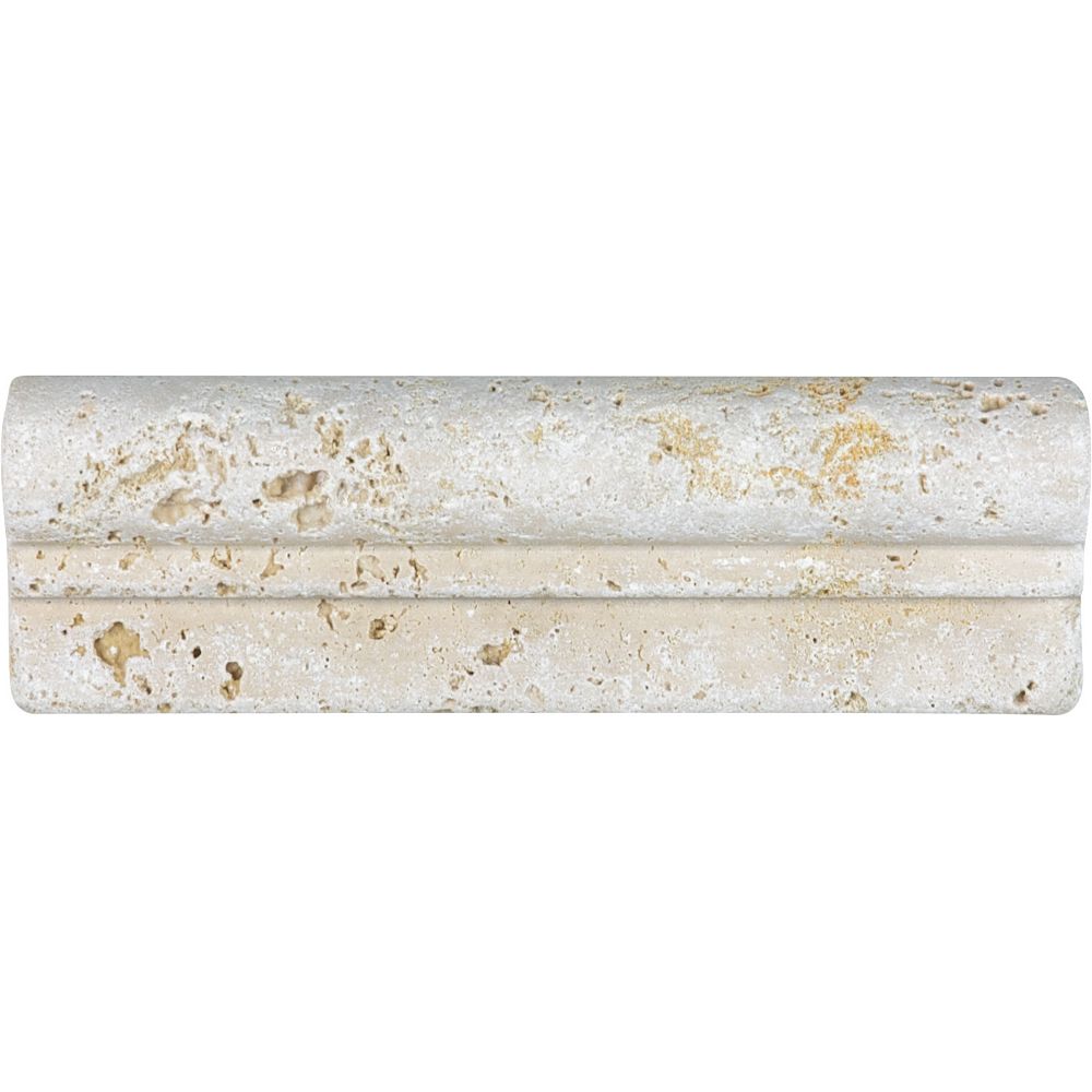 Enigma 2 Inch X 6 Chiaro Travertine Chair Rail The Home Depot Canada Chiaro Travertine Chair Rail, Travertine Chair Molding