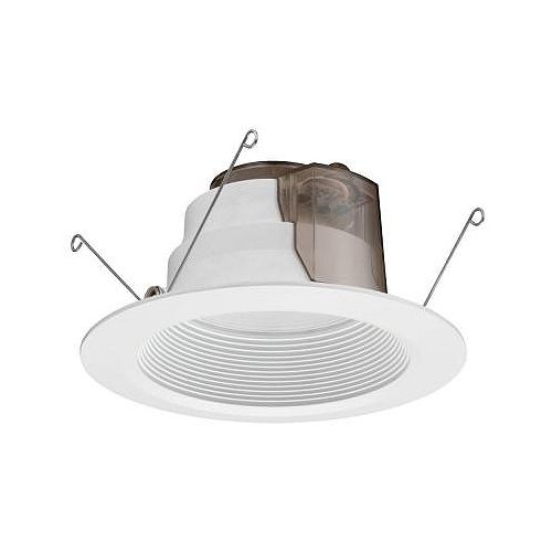 Lithonia Lighting 4inch LED Recessed Soffit & Shower Baffle White ENERGY STAR® The Home