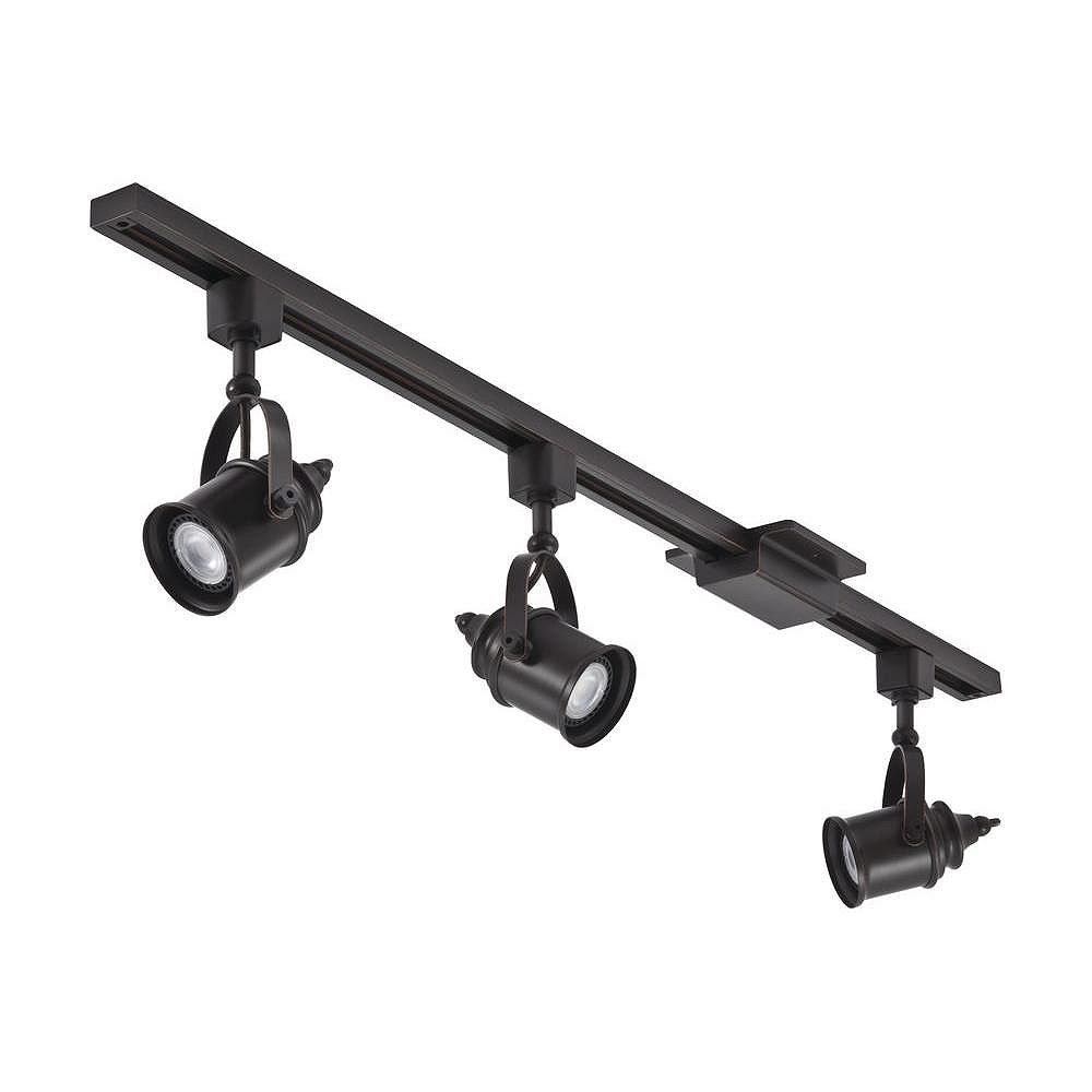 Lithonia Lighting 44 1/2inch 3Light LED Track Light Kit in OilRubbed