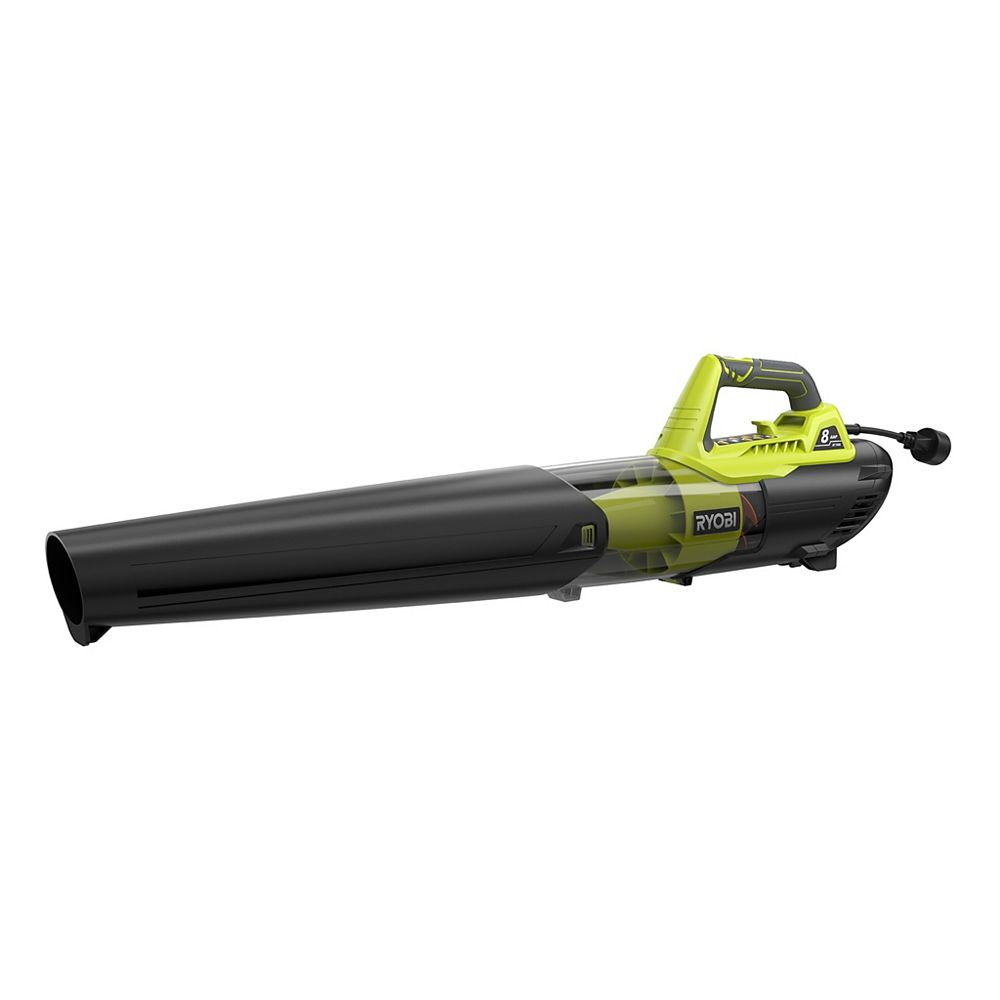 RYOBI 135 MPH 440CFM 8 Amp Corded Electric Leaf Blower The Home Depot
