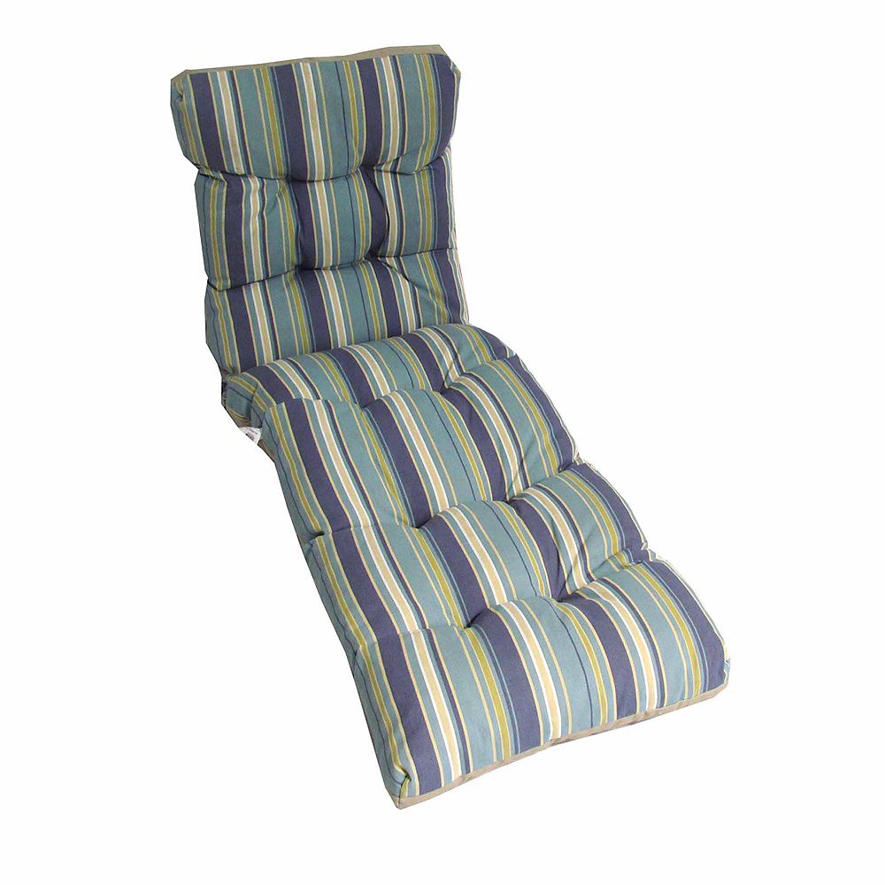 Bozanto Inc. Reversible Chaise Lounge Patio Cushion in Multi Color ...