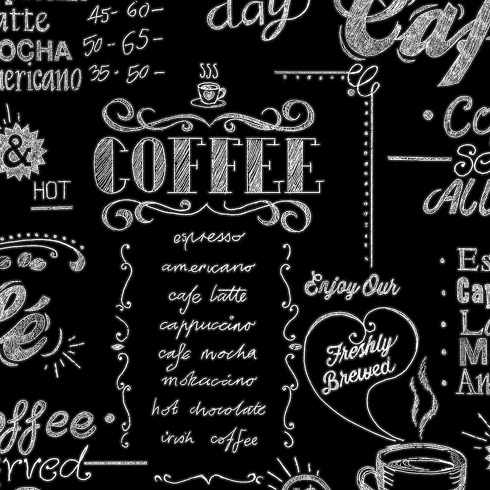 Graham Brown Coffee Shop Black White Wallpaper The Home Depot Canada Graham Brown Coffee Shop Black White Wallpaper The Home Depot Canada