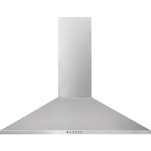 30-inch Canopy Wall-Mounted Hood in Stainless Steel