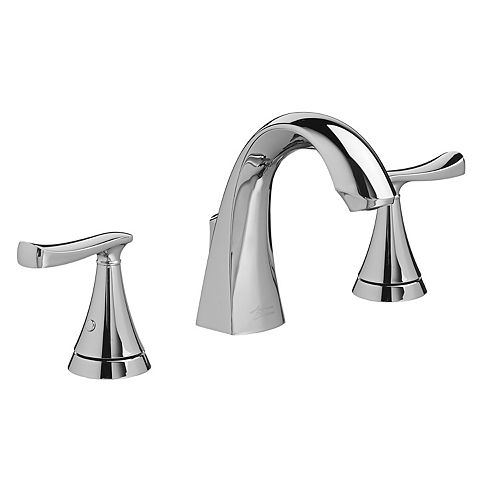 Chatfield Widespread (8-inch) 2-Handle High Arc Bathroom Faucet with Lever Handles in Chrome