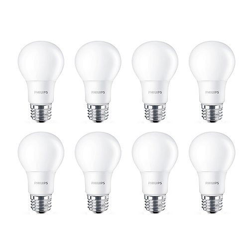 Philips 40W Equivalent Soft White (2700K) A19 LED Light Bulb (8-Pack)