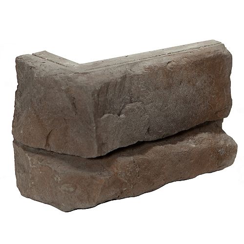 Fusion Stone Great Lakes Corner Stone Veneer - Raven (5-Linear Feet)