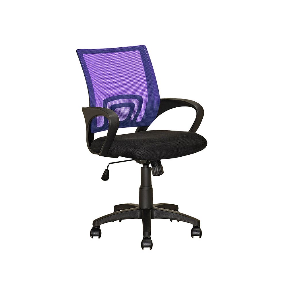 Corliving Workspace Purple Mesh Back Office Chair The Home Depot Corliving Workspace Purple Mesh Back Office Chair The Home Depot