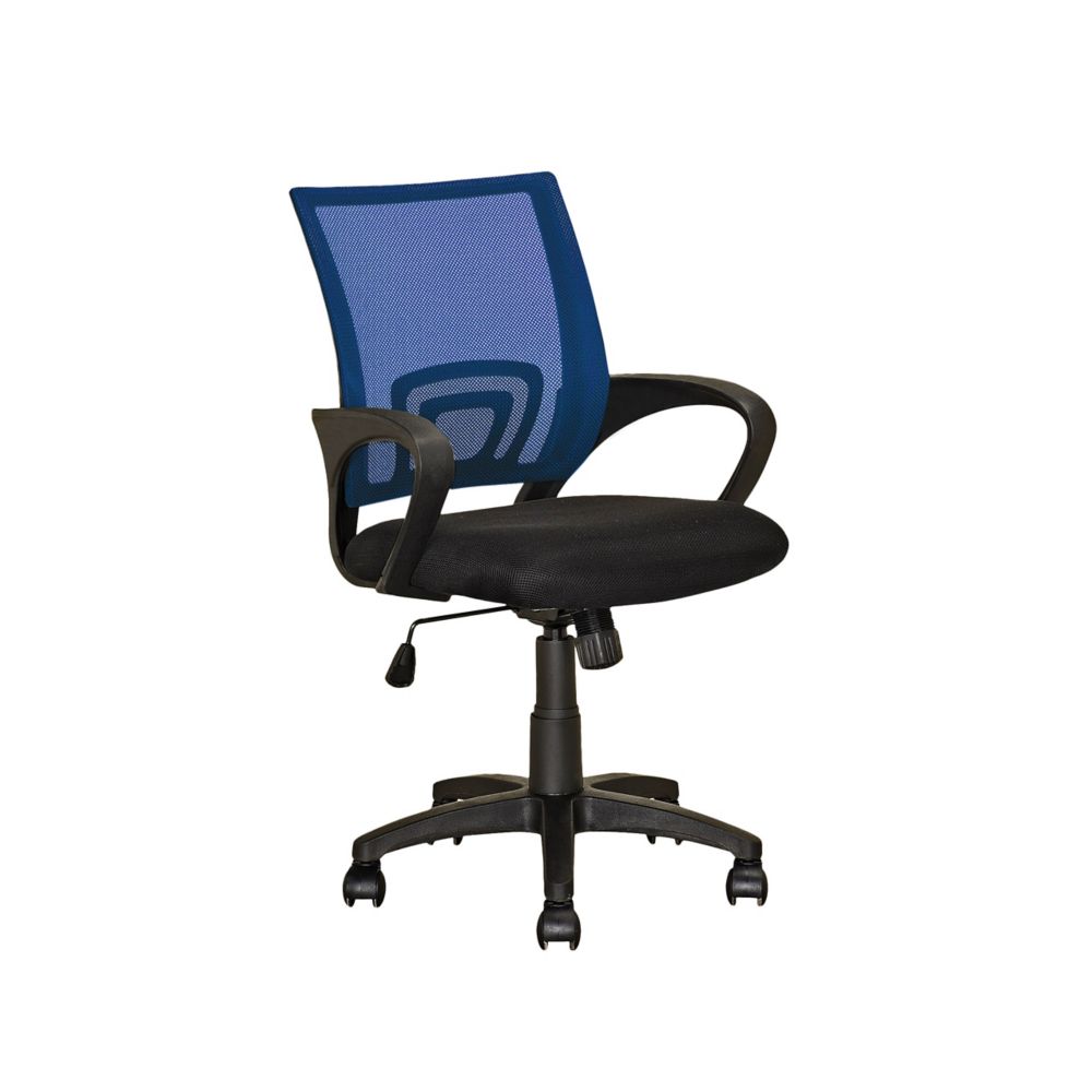 Corliving Workspace Navy Blue Mesh Back Office Chair The Home Depot   P 1001009377 