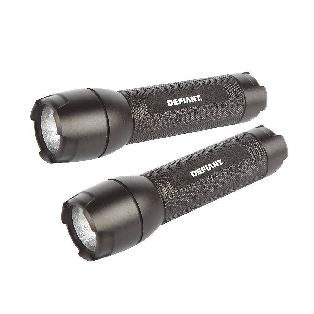 Defiant 150lumens LED Flashlight (2Pack) The Home Depot Canada