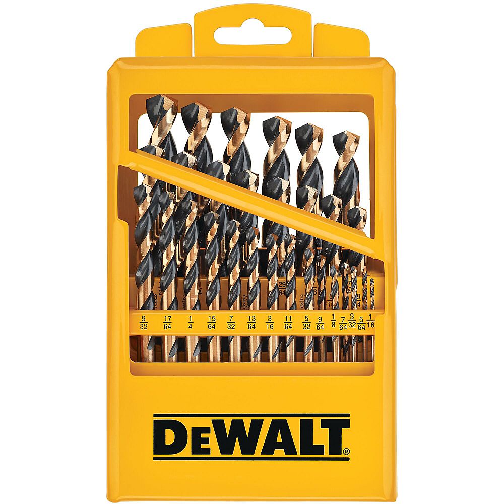 DEWALT Black and Gold Drill Bit Set (29Piece) The Home Depot Canada
