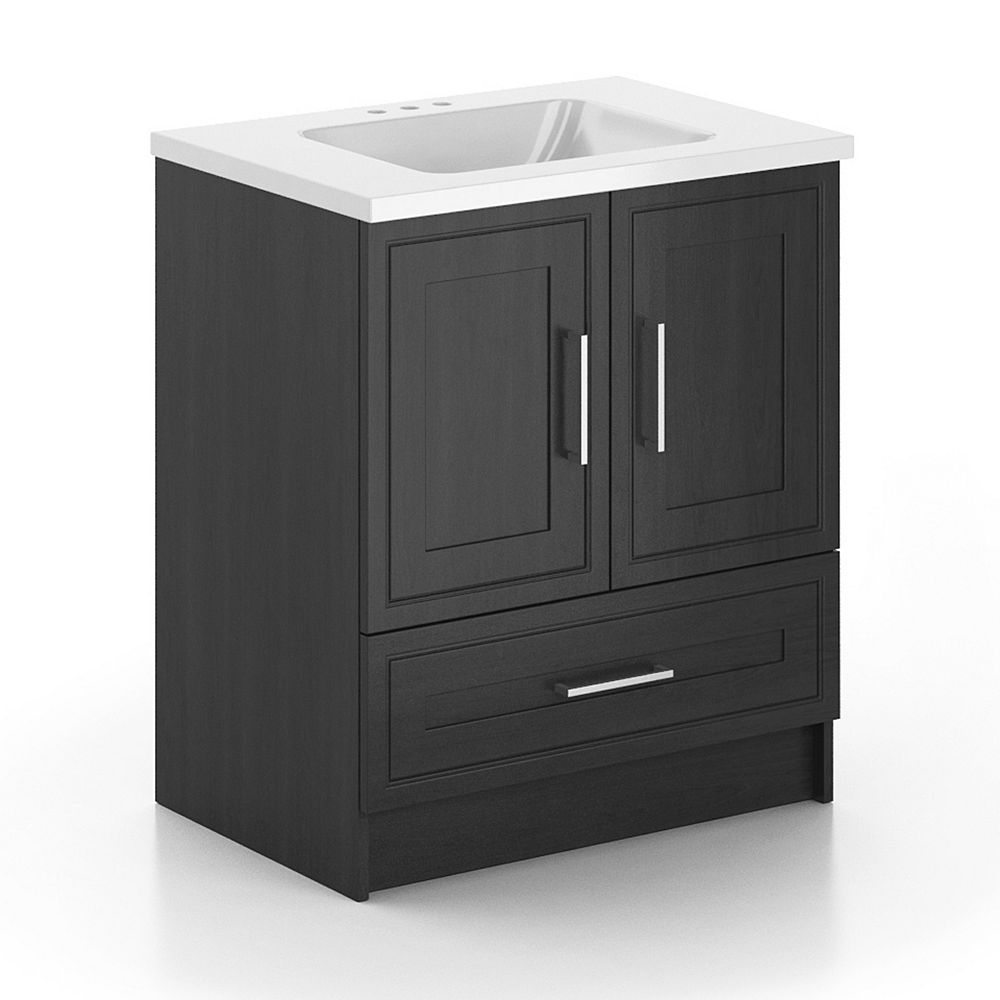 Classic Designs 30 Inch Vanity Cabinet With Top The Home Depot Canada