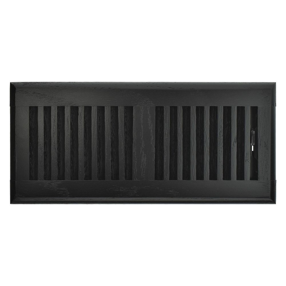 Hampton Bay 4 inch x 10 inch Floor Register Black Oak The Home