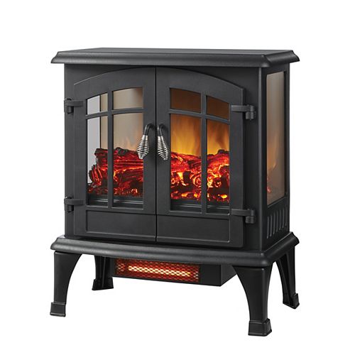 StyleWell 20-inch Matte Black Electric Infrared Stove