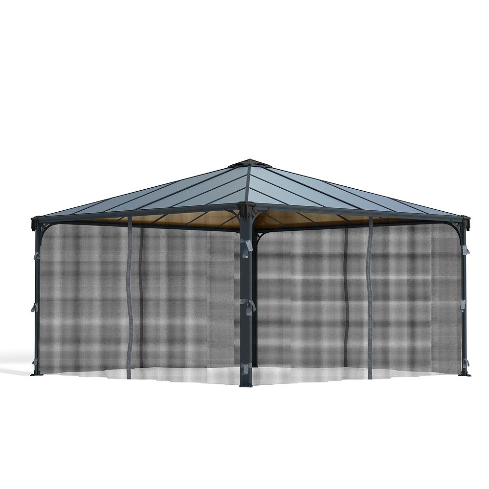 Palram Palermo Gazebo Mosquito Netting The Home Depot Canada