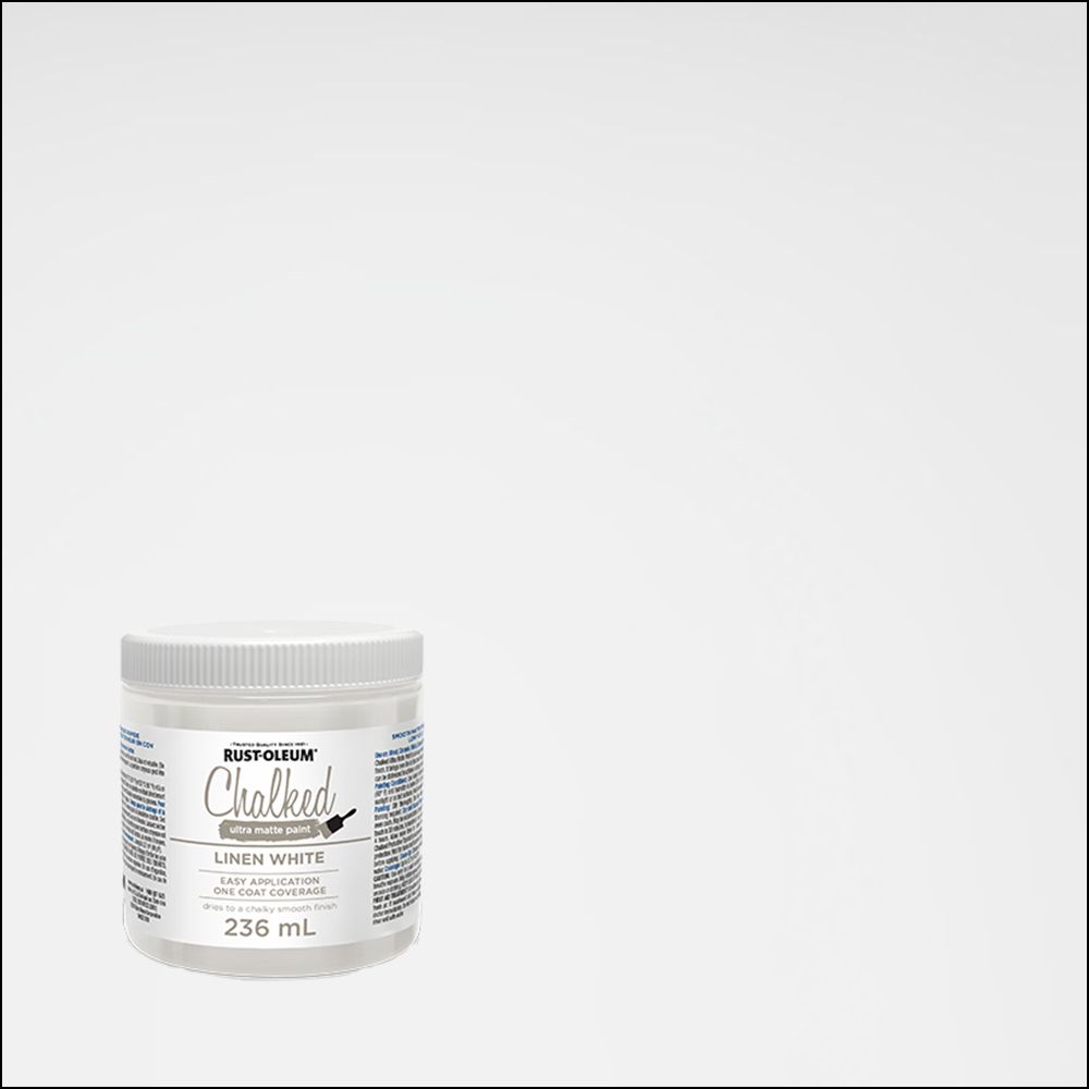 Rust Oleum Chalked Ultra Matte Paint In Linen White 236 Ml The Home   P 1001011254 