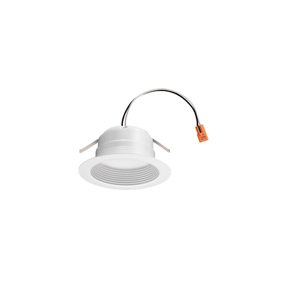 Lithonia Lighting 3 Inch 4 Inch Led Recessed Baffle Retrofit Module Matte White The Home 7447