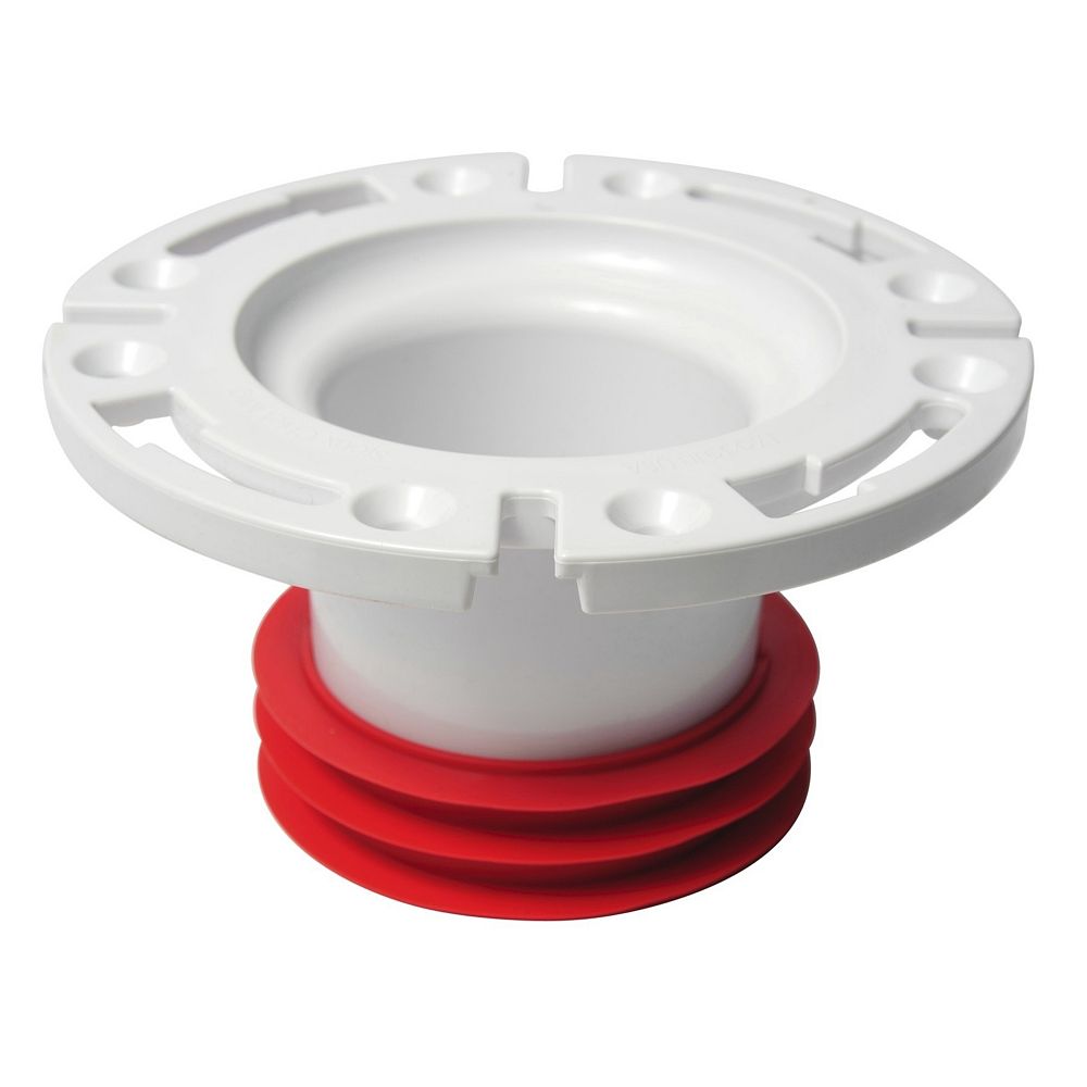 Sioux Chief PushTite Toilet Flange Inside 4 White ExtOutlet The