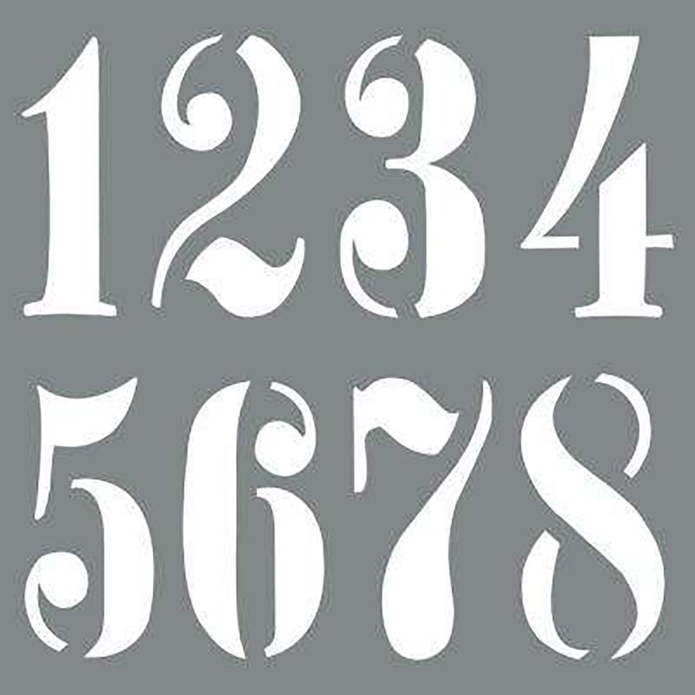 Stencil Numbers Printable Customize And Print   P 1001011857 